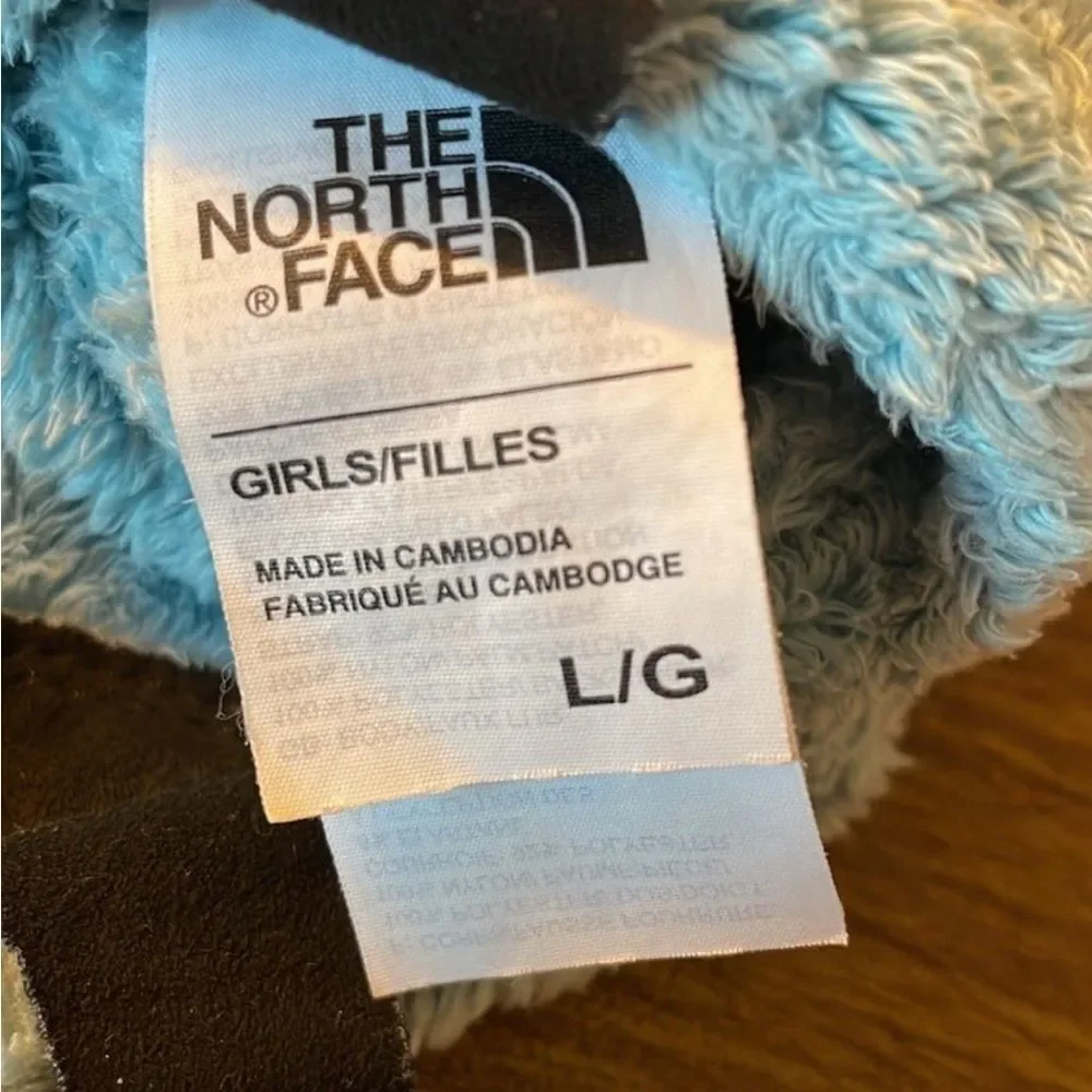 The North Face Gray and Blue Gloves